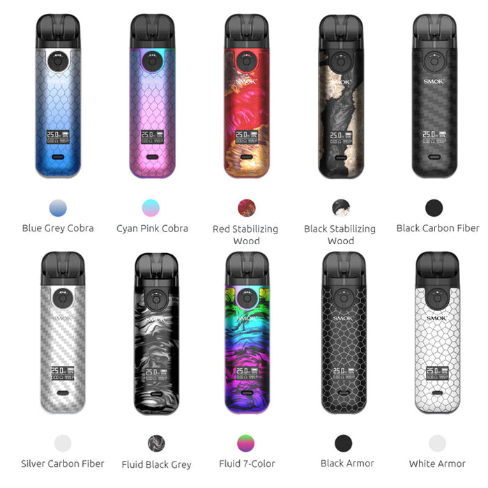 Compact design of the SMOK Novo 4 perfect for travel.
