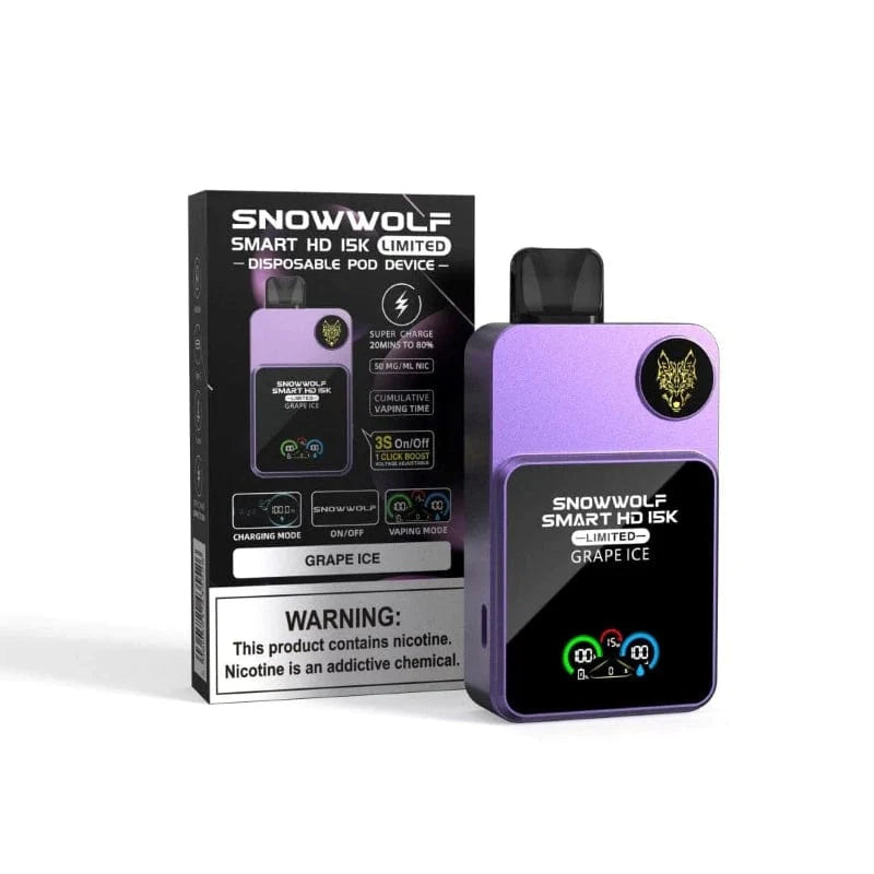 SnowWolf Smart HD 15K Disposable Vape Kit