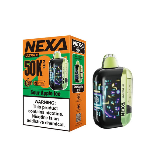 High-performance NEXA Ultra 2 Vape with light and dark display modes for customizable vaping.