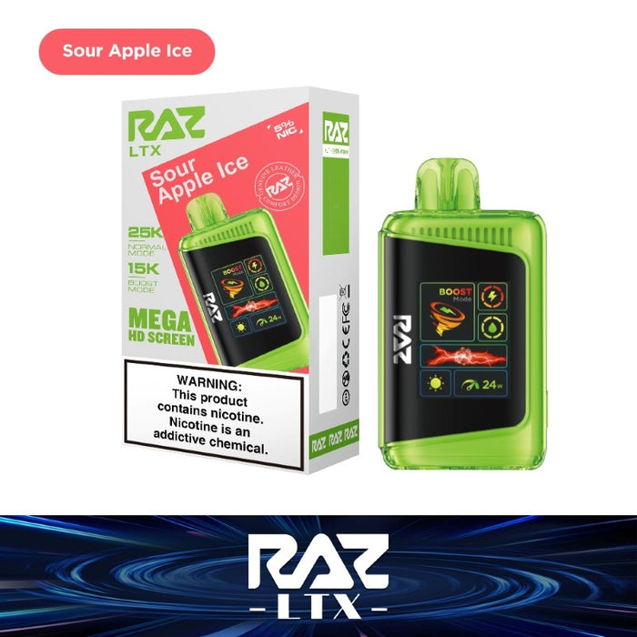 RAZ LTX 25K Disposable Vape 16ml 5%