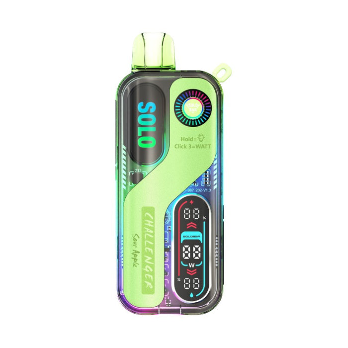 Fizzy Cherry SoloBar Solo 30K Disposable Vape for sweet and fizzy cherry clouds.