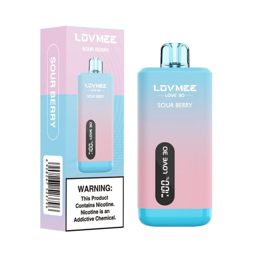LOVMEE Love 30K disposable vape designed for MTL vaping and easy draw-activated use.