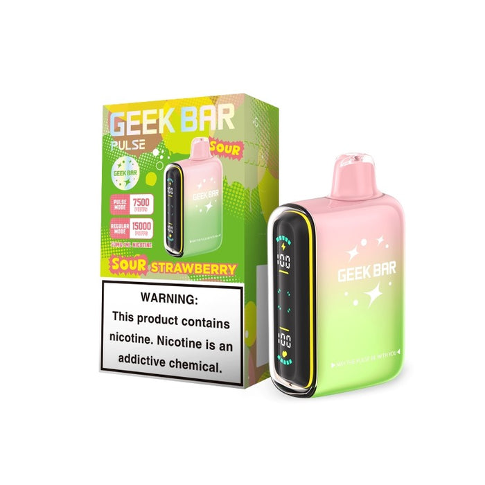 Geek Bar Pulse 15000 Sour Edition Disposable Vape 16ml 5%