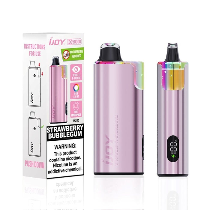 High-capacity iJOY IO50000 disposable vape for all-day vaping without recharging