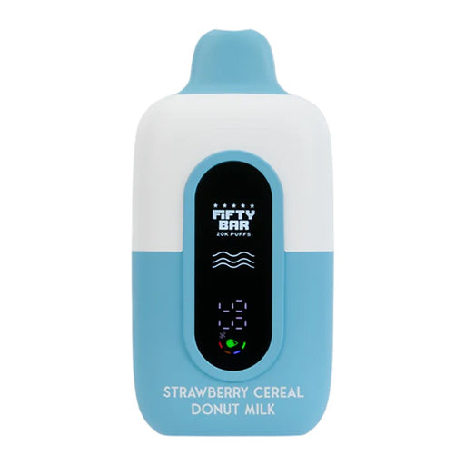 Fifty Bar 20K disposable vape in Baja Mango flavor for long-lasting fruity vaping experience.