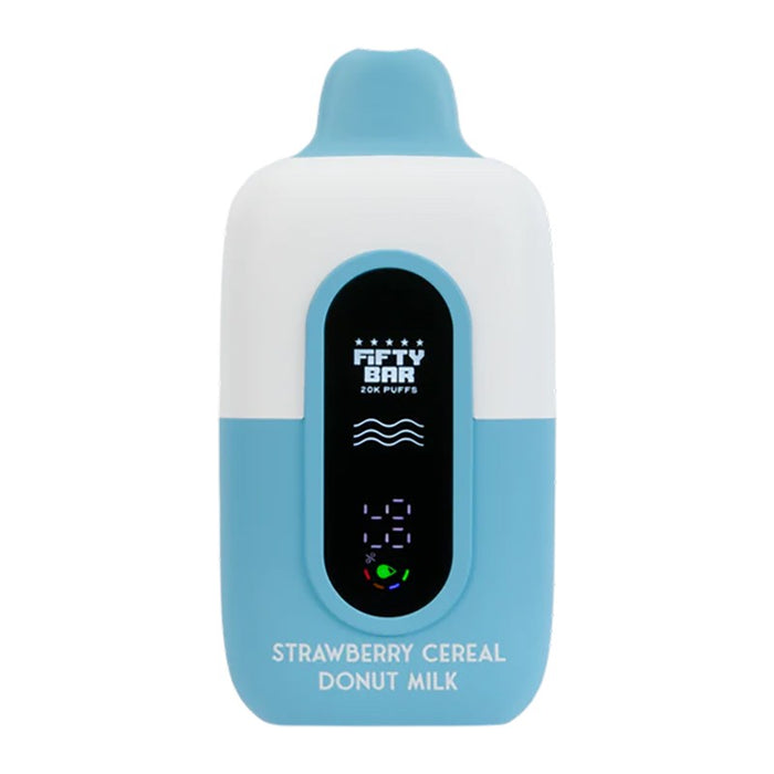 Fifty Bar 20K disposable vape in Baja Mango flavor for long-lasting fruity vaping experience.