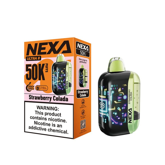 Best NEXA Ultra 2 Disposable Kit with USB Type-C charging for fast recharging at MistVapor.