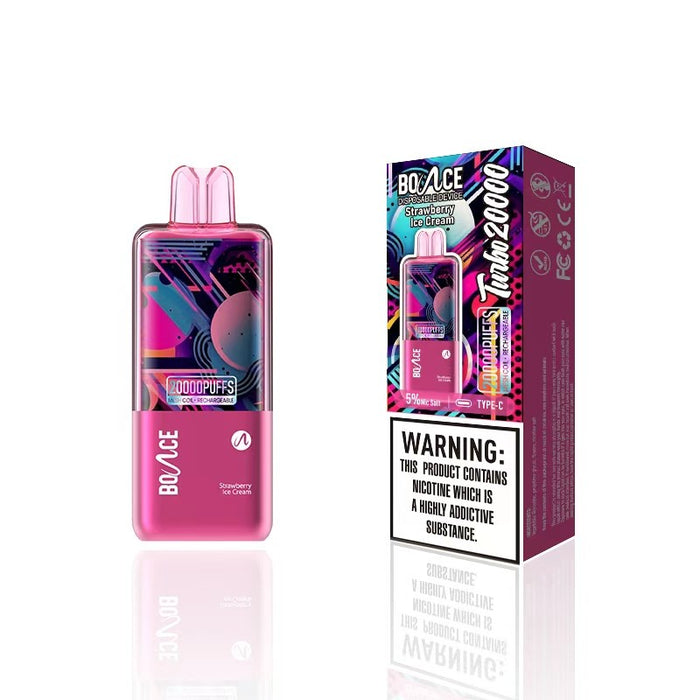 Bounce Turbo 20K disposable vape 5 percent nicotine strength for adult smokers