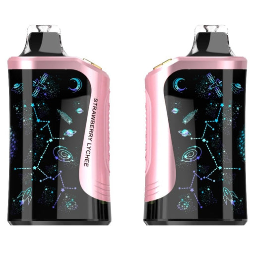 Rodman MVP 65K disposable vape with compact ergonomic design and multiple flavors including Strawberry Watermelon and Blue Razzberry.