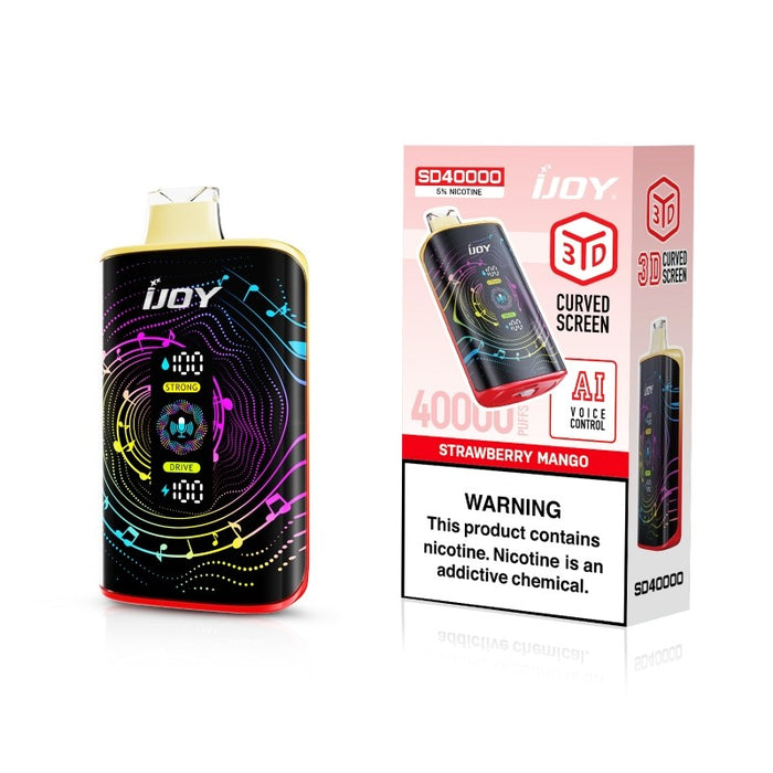 MistVapor's iJoy Bar SD40000: AI-powered disposable vape for effortless vaping experience.