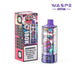 WASPE Crystal 8-in-1 disposable vape with Strawberry Banana and Mango Peach flavor mix for sweet vaping.