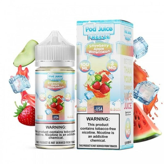 Pod Juice - Strawberry Apple Watermelon Freeze (100ml)