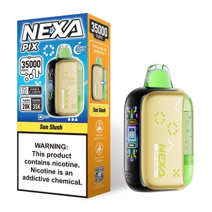 NEXA PIX vape device made from durable PC/PCTG material for reliable daily use