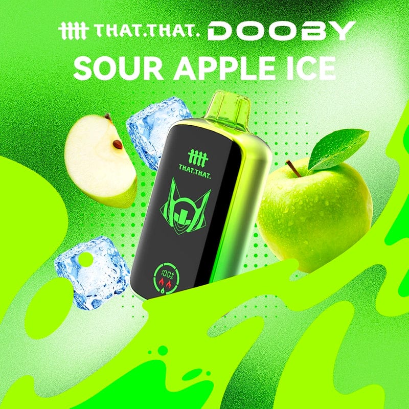 THATTHAT Dooby 18000 Disposable Vape with vibrant display