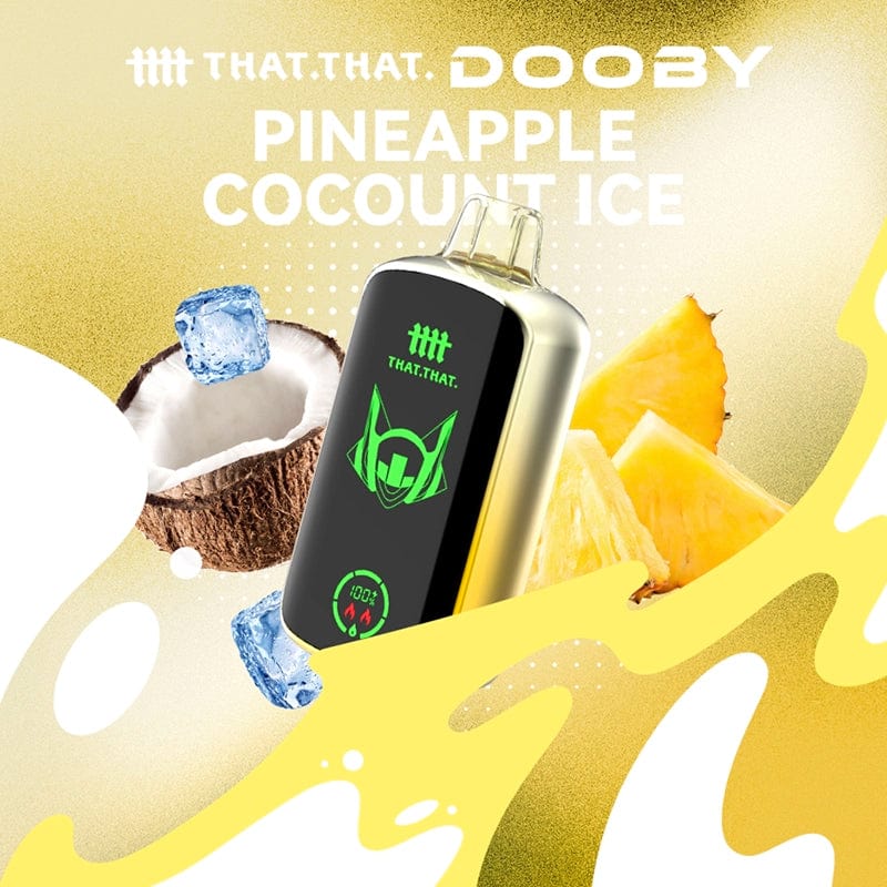 THATTHAT Dooby 18000 Vape with dual mesh coil technology