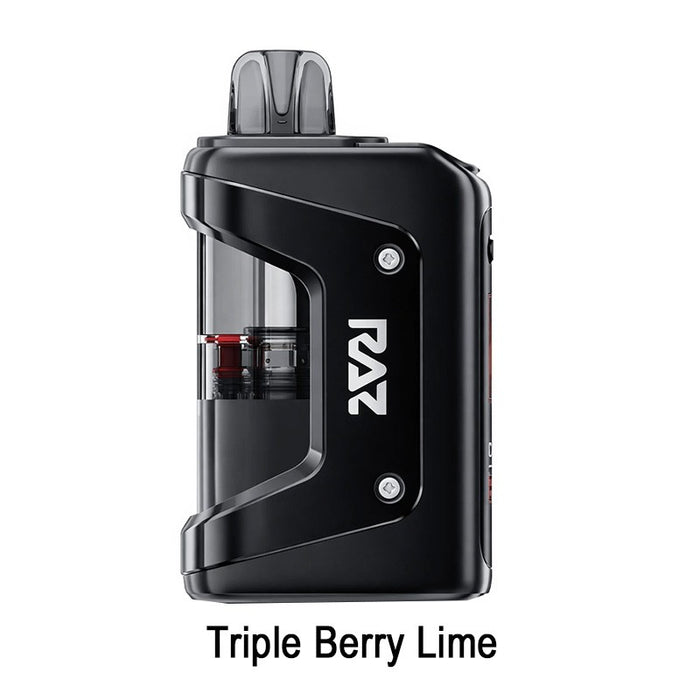 RAZ Vue 50K high puff disposable vape delivering up to 50000 puffs with dual power modes