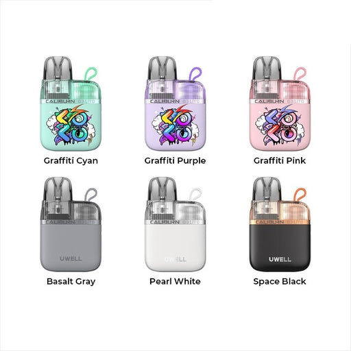 Uwell Caliburn G3 Lite KOKO Pod Kit with 1200mAh battery and 2.5ml e-liquid capacity