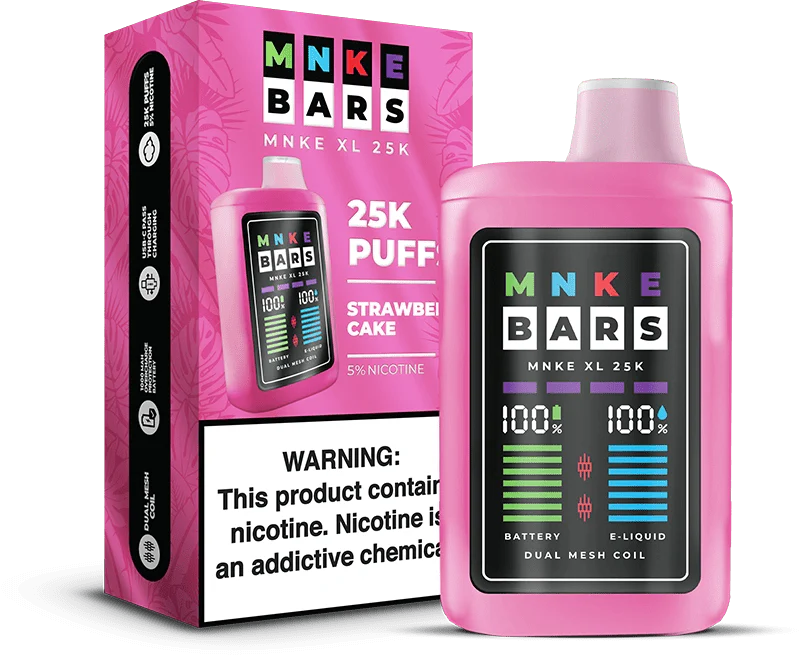 MNKE Bar XL 25K innovative vaping technology