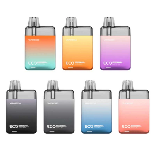 Vaporesso ECO Nano Pod Kit 1000mAh with 6ml e-juice capacity.