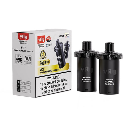 VFLY Super DTL 40K Replacement Pod with 0.6% nicotine strength for smooth DTL vaping.