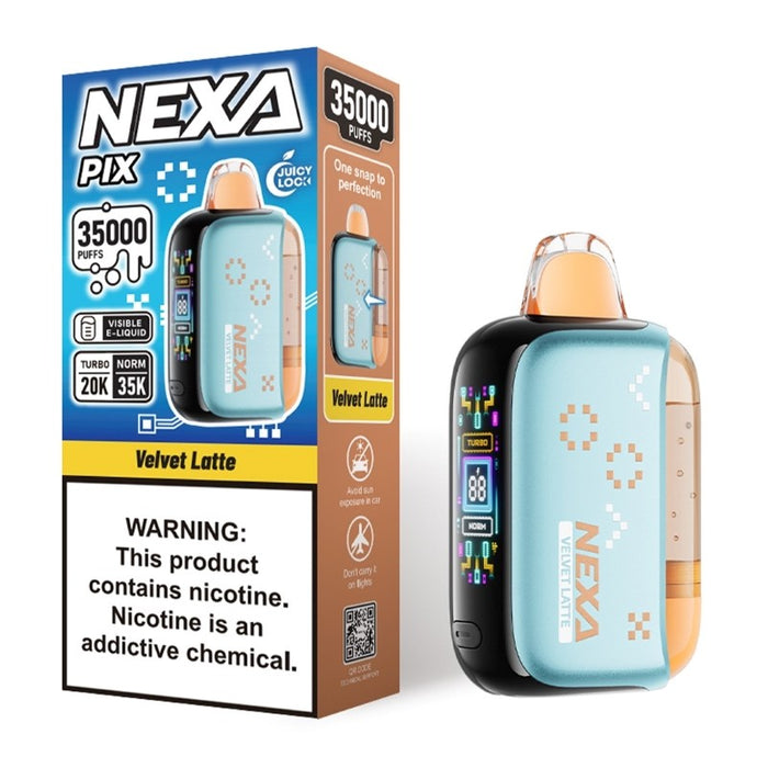 NEXA PIX disposable vape in Watermelon Ice flavor with high 5% nicotine strength