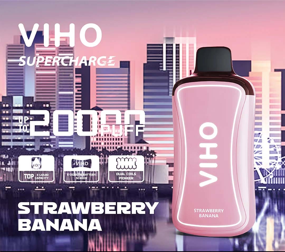 VIHO Supercharge 20000 featuring dual mesh coils for rich flavors