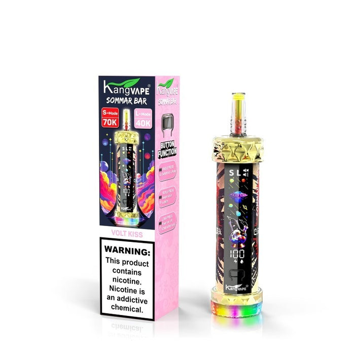 Ultra HD screen vape with puff counter and battery display by Kangvape