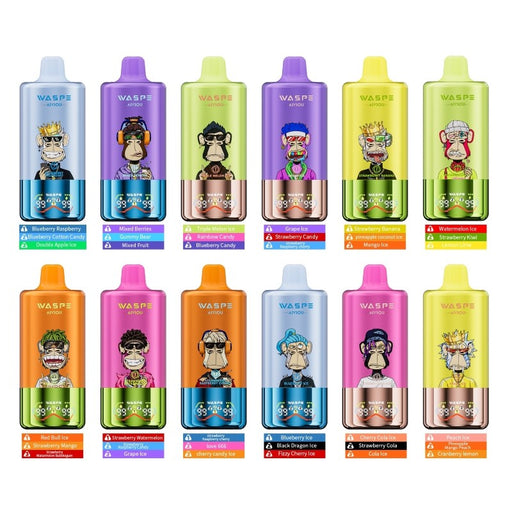 WASPE 60K 3-in-1 disposable vape with triple flavors and 54ml pre-filled e-juice at MistVapor Online Vape Shop