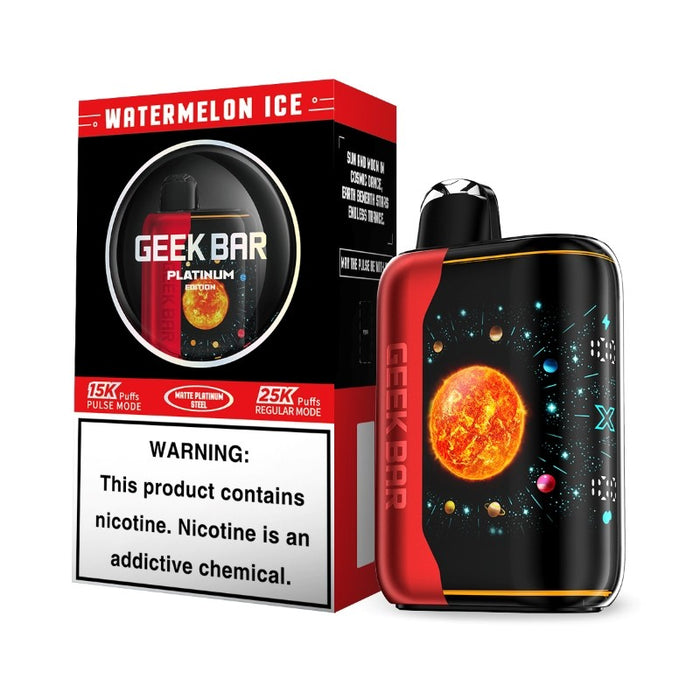 Geek Bar Pulse X 25K Platinum Edition Disposable Vape 18ml 5%