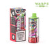 WASPE Crystal 8-in-1 long-lasting disposable vape with up to 180000 puffs for extended vaping sessions.
