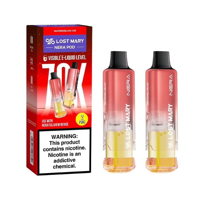 Lost Mary Nera Fullview 70K pods – dual pod disposable vape refill with premium flavors