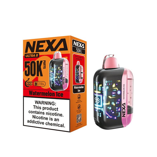 Buy NEXA Ultra 2 50000 Puffs Vape with dual mesh coils and Turbo Mode for stronger flavor.