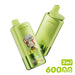 Premium WASPE 60K disposable vape with 650mAh rechargeable battery and USB Type-C charging for long-lasting sessions