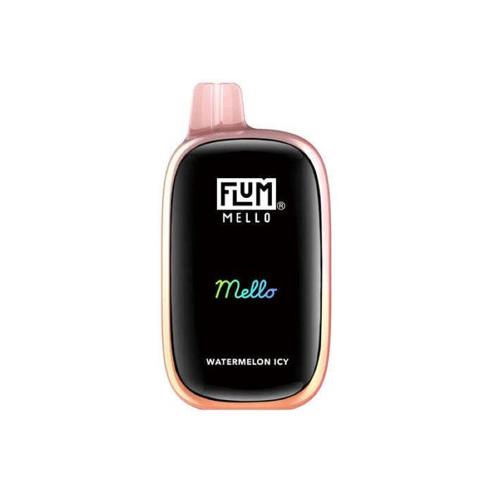 Rechargeable Flum Mello 20000 disposable vape featuring HD animated screen at MistVapor.