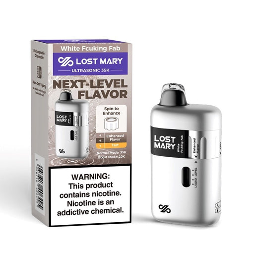 Lost Mary Ultrasonic 35K disposable device for rich flavor and bold tartness control.