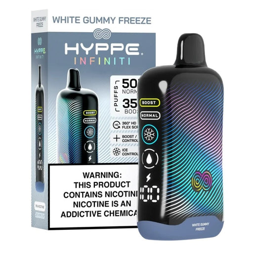 Buy Hyppe Infiniti 50K vape with Normal Mode 50000 puffs for long-lasting vaping.