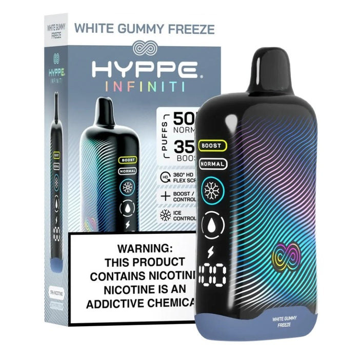 Buy Hyppe Infiniti 50K vape with Normal Mode 50000 puffs for long-lasting vaping.