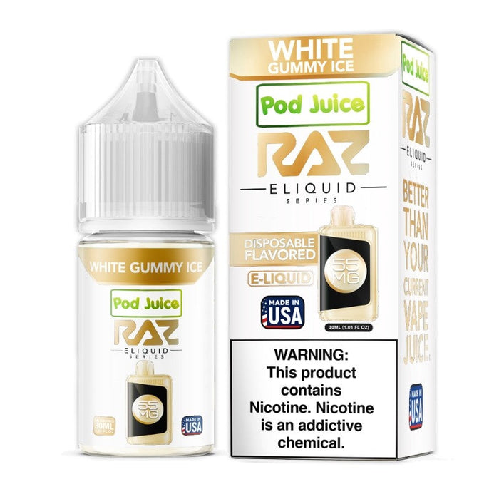 Pod Juice RAZ Disposable Collab Nic Salt E-juice 30ml