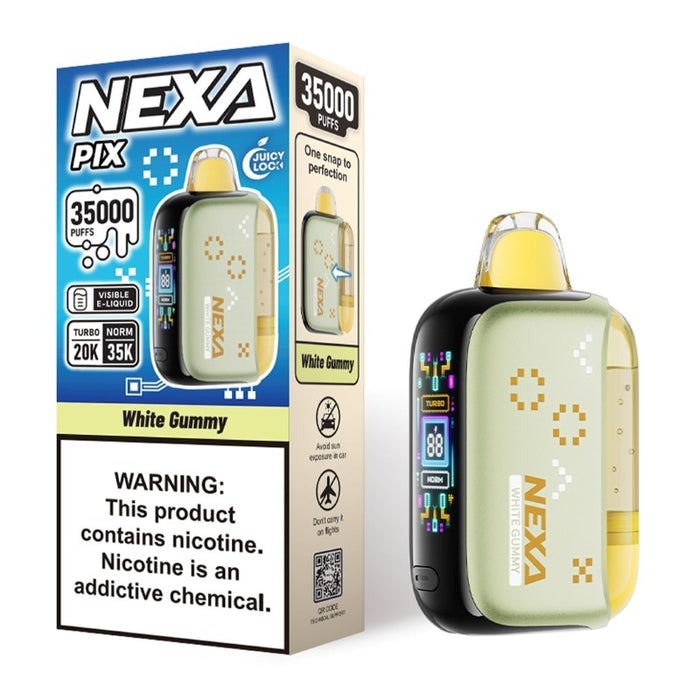 NEXA PIX disposable vape pre-filled with 16ml e-liquid, ideal for flavor lovers