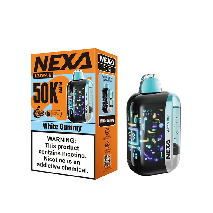 Premium NEXA Ultra 2 Vape 50K featuring upgraded battery life and smooth nicotine delivery.