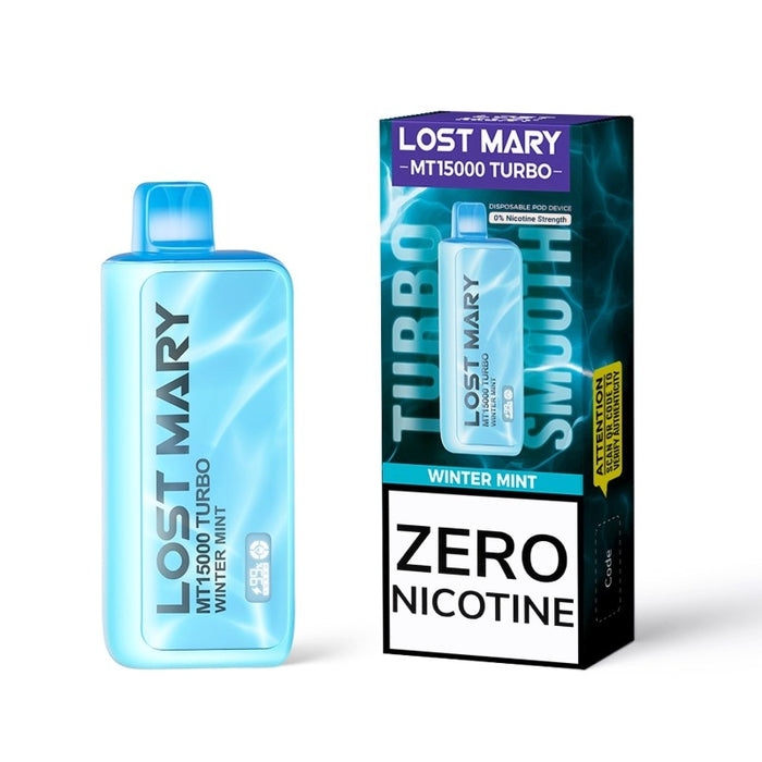 Lost Mary MT15000 Turbo Zero Nicotine Disposable Vape 16ml 0%