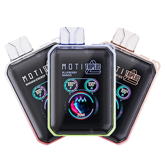 MOTI Triplus 20K disposable vape front view