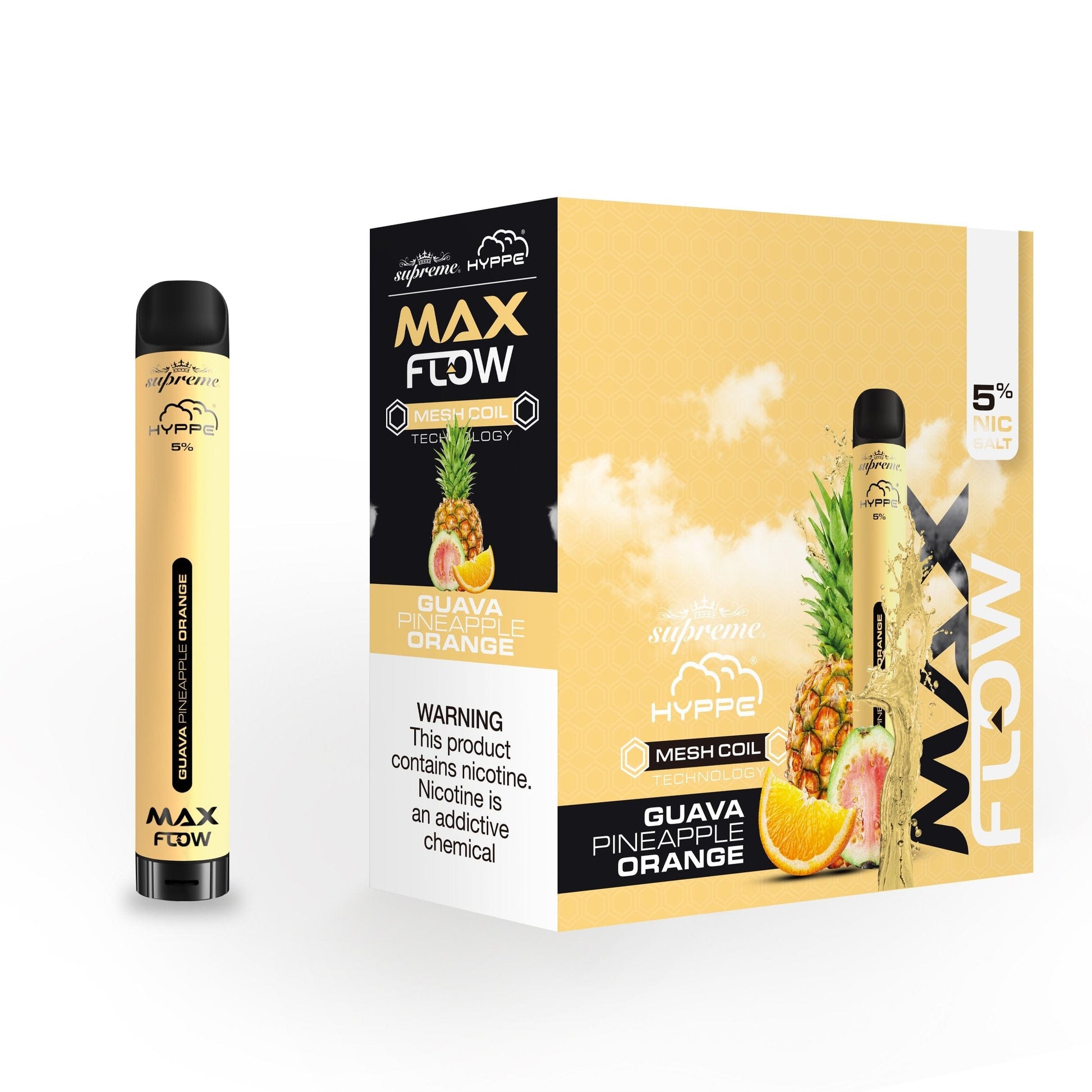 Hyppe Max Flow Disposable with Mesh Coil （2000 Puffs）-Disposable Vape-mysite-Guava Pineapple Orange-MISTVAPOR