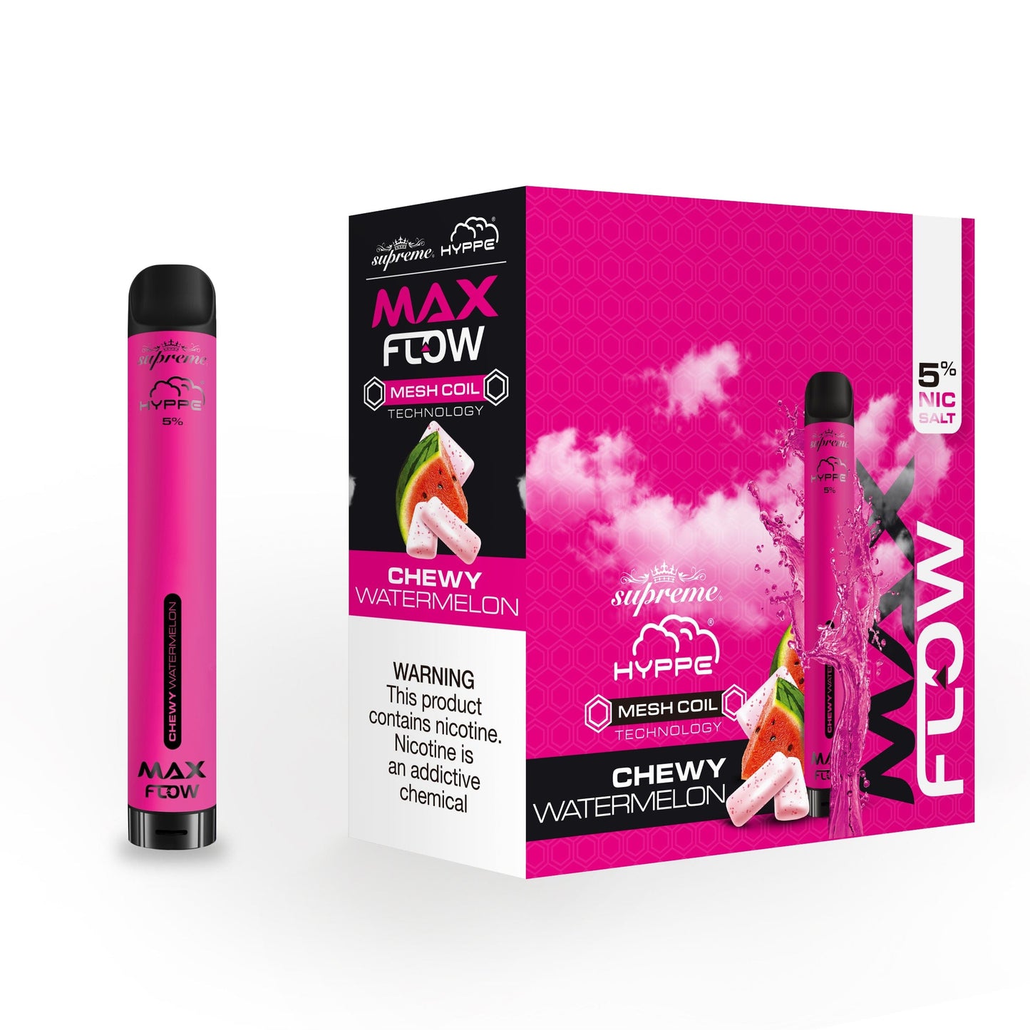 Hyppe Max Flow Disposable with Mesh Coil （2000 Puffs）-Disposable Vape-mysite-Chewy Watermelon-MISTVAPOR