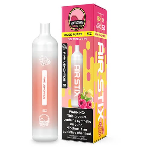 Air Factory Air Stix 3000 8ml TF Disposable Vape (5%, 3000 Puffs)-Disposable Vape-mysite-Pink Lemonade-MISTVAPOR