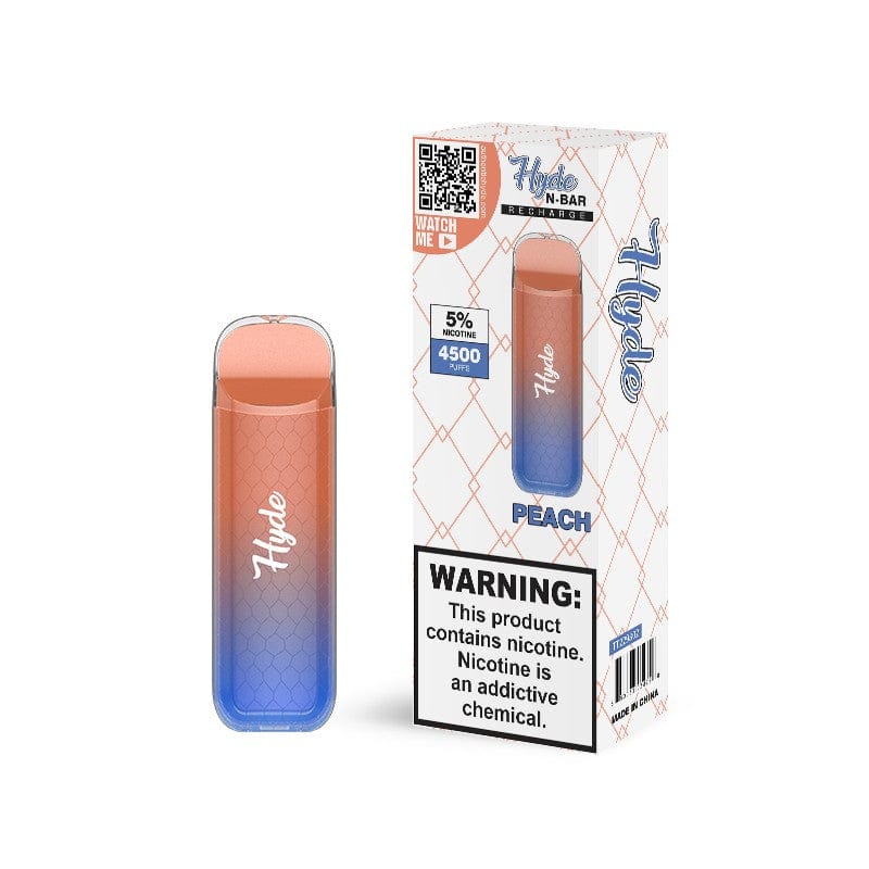 Hyde N-Bar Rechargeable Disposable Vape 4500 Puffs-Disposable Vape-mysite-Peach-MISTVAPOR