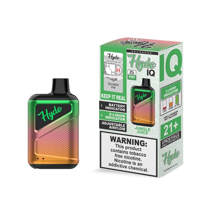 Hyde IQ Rechargeable Disposable Vape 5000 Puffs 5%-Disposable Vape-mysite-Jungle Juice-MISTVAPOR