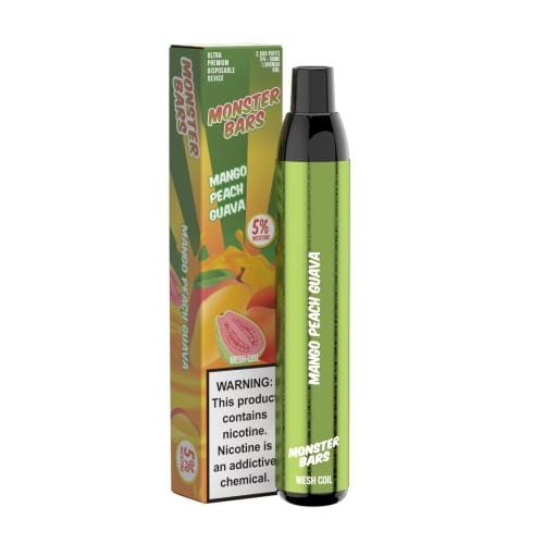 Monster Bars Disposable Vape (5%, 2500 Puffs)-Disposable Vape-mysite-Mango Peach Guava-MISTVAPOR