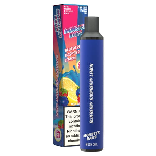 Monster Bar XL Disposable Vape (5%, 3500 Puffs)-Disposable Vape-mysite-Blueberry Raspberry Lemonade-MISTVAPOR