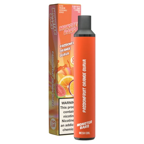 Monster Bar XL Disposable Vape (5%, 3500 Puffs)-Disposable Vape-mysite-Passion Fruit Orange Guava-MISTVAPOR